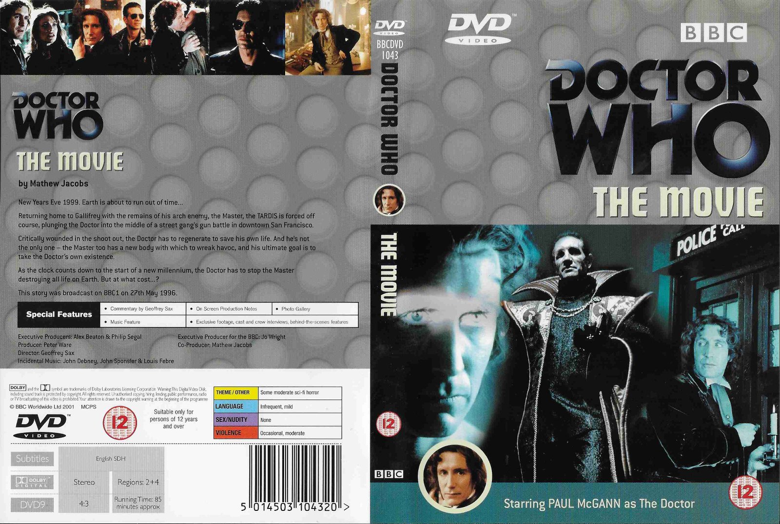 Back cover of BBCDVD 1043
